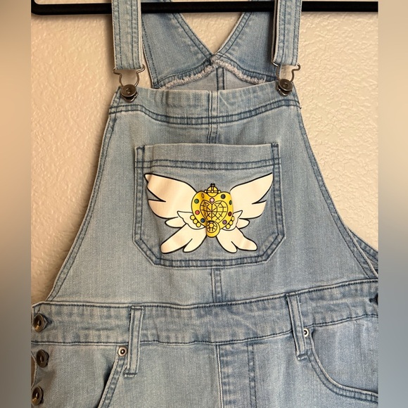 Sailor Moon denim overalls Hot Topic Exclusive - Picture 4 of 8